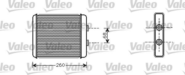 Valeo 812284 - Теплообменник, отопление салона autosila-amz.com