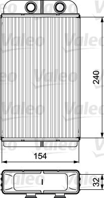 Valeo 812282 - Теплообменник, отопление салона autosila-amz.com