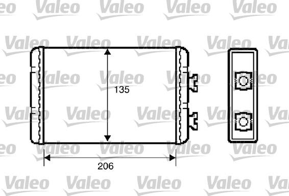 Valeo 812220 - Теплообменник, отопление салона autosila-amz.com