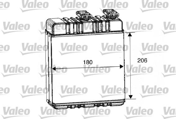 Valeo 812222 - Радиатор, охлаждение двигателя autosila-amz.com