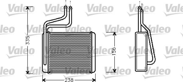 Valeo 812275 - Теплообменник, отопление салона autosila-amz.com