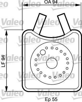 Valeo 817943 - Масляный радиатор, двигательное масло autosila-amz.com