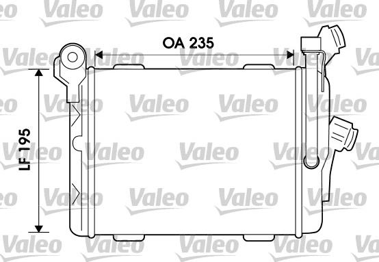 Valeo 817954 - Масляный радиатор, двигательное масло autosila-amz.com