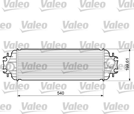 Valeo 817554 - Интеркулер, теплообменник турбины autosila-amz.com