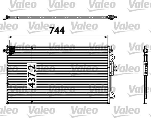 Valeo 817582 - Конденсатор кондиционера autosila-amz.com
