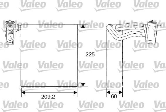 Valeo 817683 - Испаритель, кондиционер autosila-amz.com