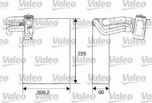 Valeo 817682 - Испаритель, кондиционер autosila-amz.com