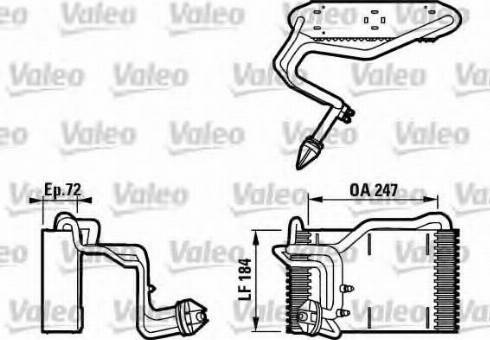 Valeo 817077 - Испаритель, кондиционер autosila-amz.com