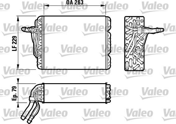 Valeo 817111 - Испаритель, кондиционер autosila-amz.com