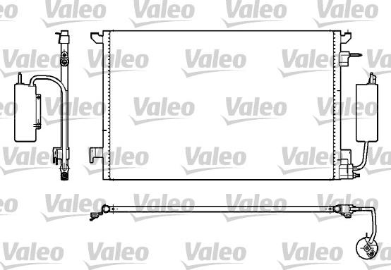 Valeo 817852 - Конденсатор кондиционера autosila-amz.com