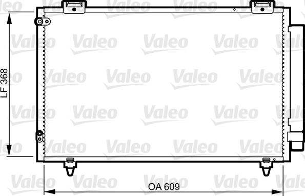 Valeo 817805 - Конденсатор кондиционера autosila-amz.com