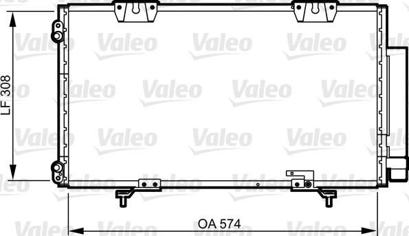 Valeo 817802 - Конденсатор кондиционера autosila-amz.com