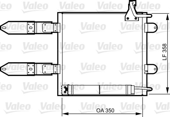 Valeo 817247 - Конденсатор кондиционера autosila-amz.com