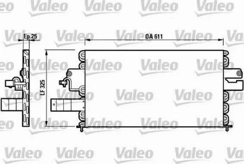 Valeo 817227 - Конденсатор кондиционера autosila-amz.com