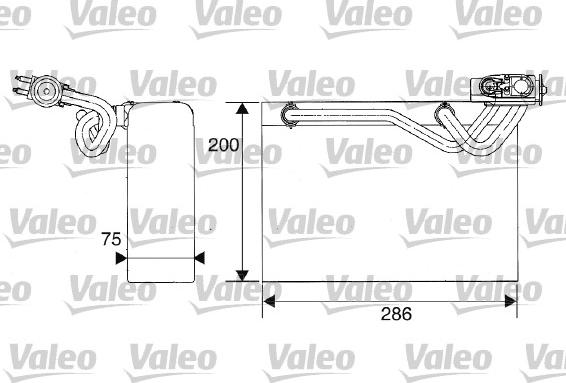 Valeo 817278 - Испаритель, кондиционер autosila-amz.com