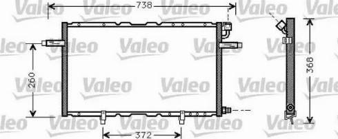 Valeo 817797 - Конденсатор кондиционера autosila-amz.com