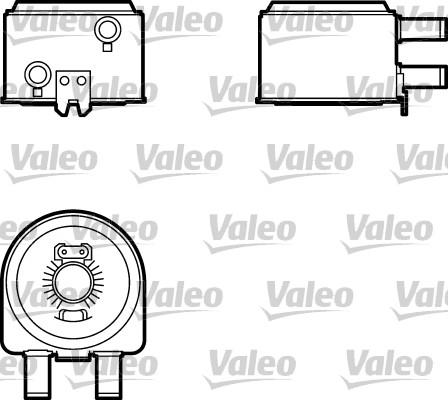 Valeo 817704 - Масляный радиатор, двигательное масло autosila-amz.com