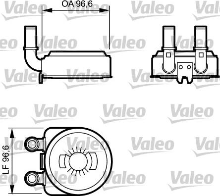 Valeo 817705 - Масляный радиатор, двигательное масло autosila-amz.com