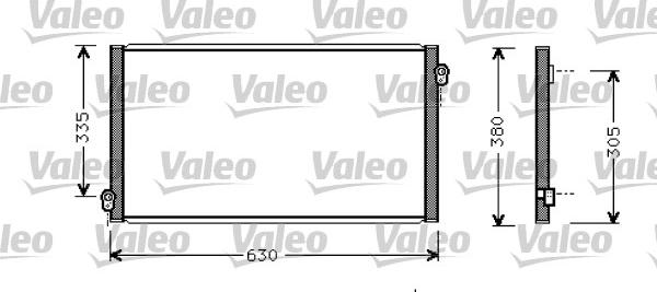 Valeo 817783 - Конденсатор кондиционера autosila-amz.com