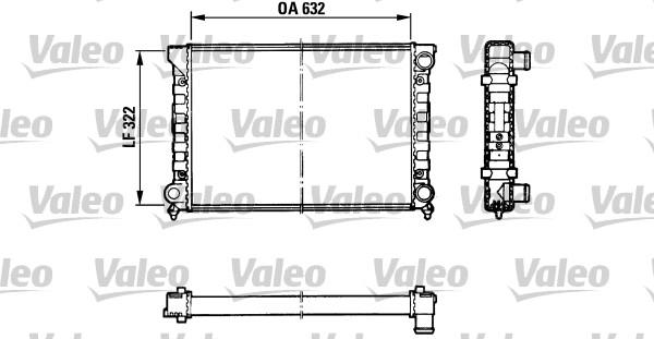 Valeo 883871 - Радиатор, охлаждение двигателя autosila-amz.com