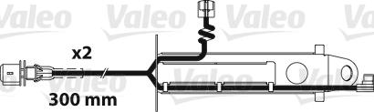 Valeo 882323 - Сигнализатор, износ тормозных колодок autosila-amz.com