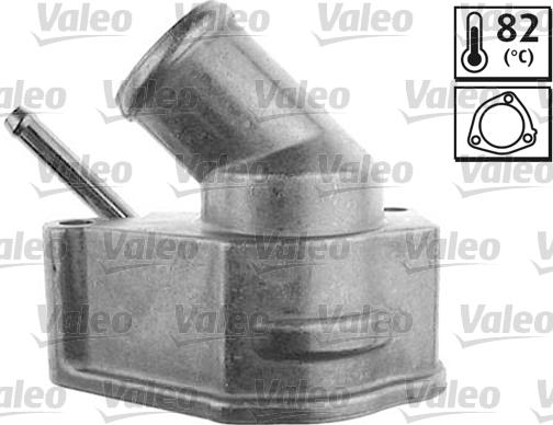 Valeo 820258 - Термостат охлаждающей жидкости / корпус autosila-amz.com