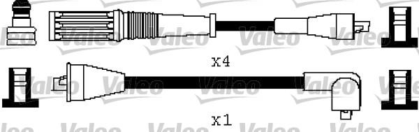 Valeo 346499 - Комплект проводов зажигания autosila-amz.com