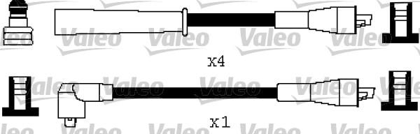 Valeo 346492 - Комплект проводов зажигания autosila-amz.com