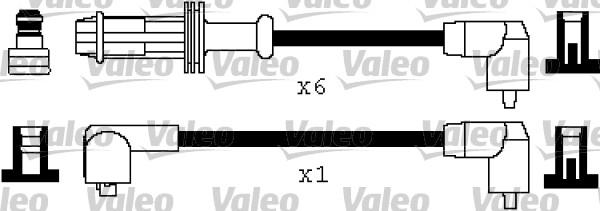 Valeo 346449 - Комплект проводов зажигания autosila-amz.com