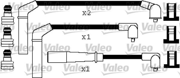 Valeo 346443 - Комплект проводов зажигания autosila-amz.com