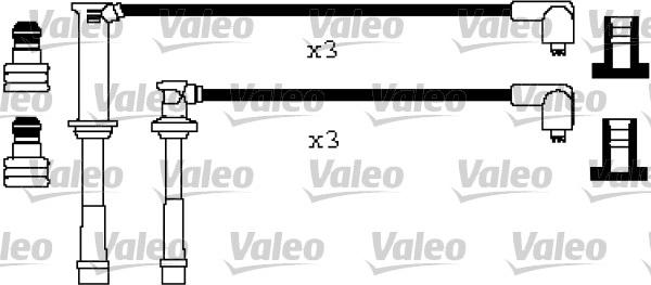 Valeo 346455 - Комплект проводов зажигания autosila-amz.com