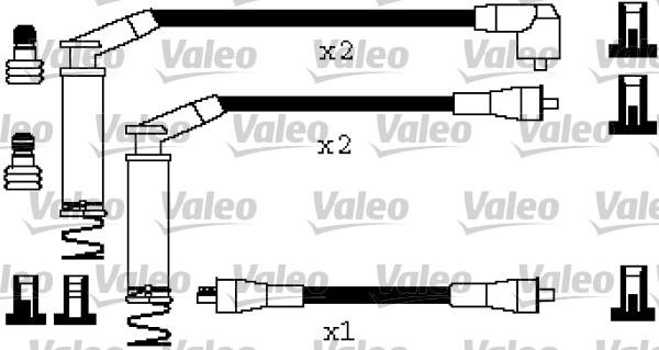Valeo 346404 - Комплект проводов зажигания autosila-amz.com