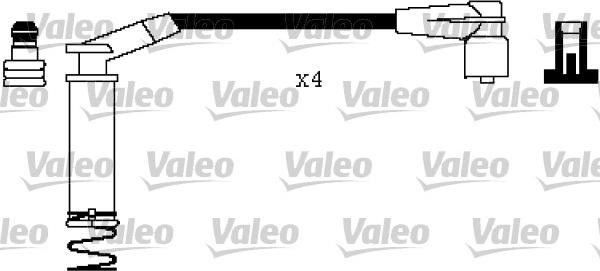 Valeo 346405 - Комплект проводов зажигания autosila-amz.com