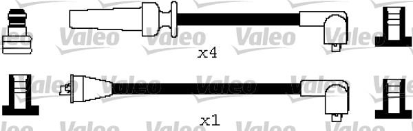 Valeo 346400 - Комплект проводов зажигания autosila-amz.com