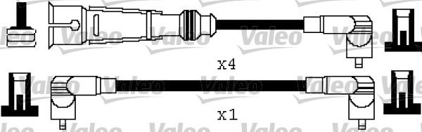 Valeo 346416 - Комплект проводов зажигания autosila-amz.com