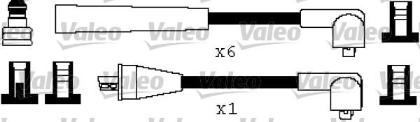 Valeo 346413 - Комплект проводов зажигания autosila-amz.com