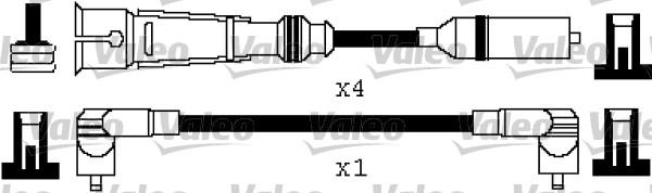 Valeo 346417 - Комплект проводов зажигания autosila-amz.com