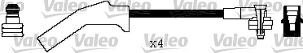 Valeo 346485 - Комплект проводов зажигания autosila-amz.com