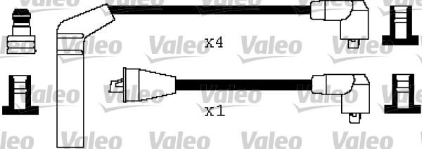 Valeo 346481 - Комплект проводов зажигания autosila-amz.com
