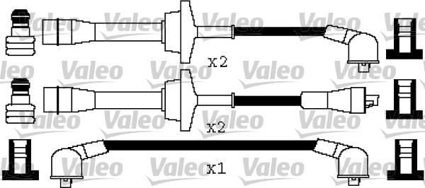 Valeo 346439 - Комплект проводов зажигания autosila-amz.com