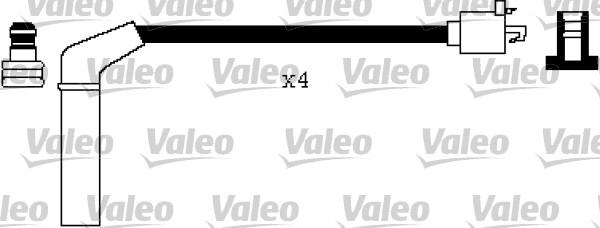Valeo 346438 - Комплект проводов зажигания autosila-amz.com