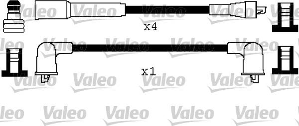 Valeo 346437 - Комплект проводов зажигания autosila-amz.com