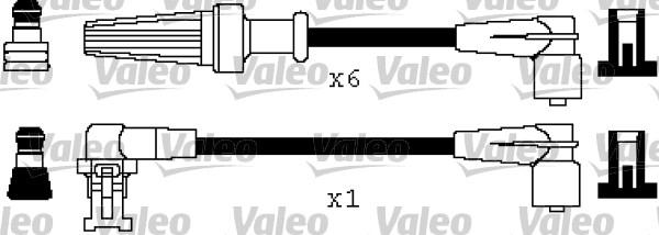 Valeo 346471 - Комплект проводов зажигания autosila-amz.com