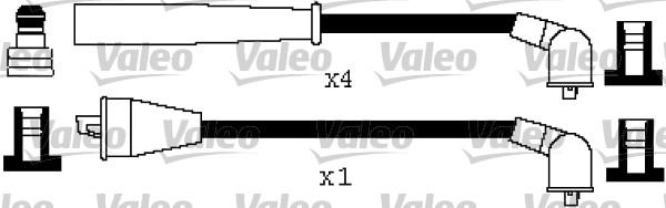 Valeo 346477 - Комплект проводов зажигания autosila-amz.com