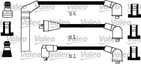 Valeo 346544 - Комплект проводов зажигания autosila-amz.com