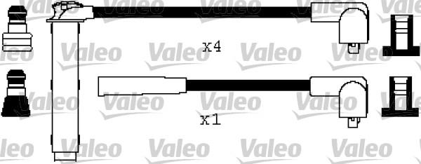 Valeo 346546 - Комплект проводов зажигания autosila-amz.com