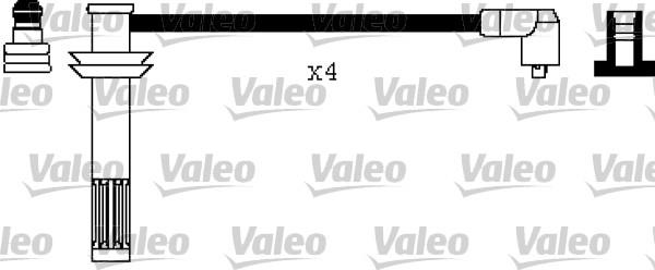 Valeo 346543 - Комплект проводов зажигания autosila-amz.com