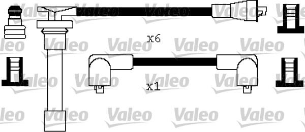 Valeo 346550 - Комплект проводов зажигания autosila-amz.com