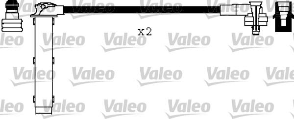 Valeo 346552 - Комплект проводов зажигания autosila-amz.com