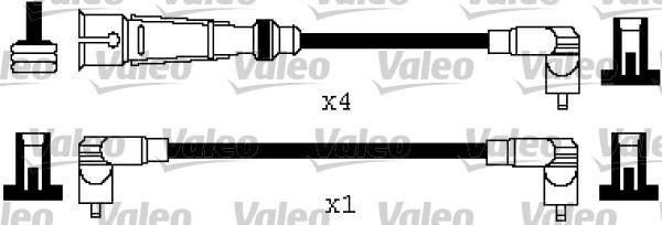 Valeo 346569 - Комплект проводов зажигания autosila-amz.com
